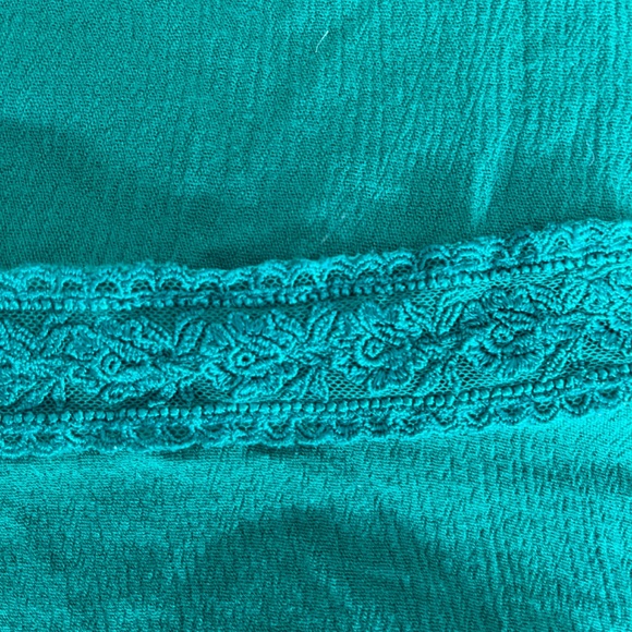 Green Mini Skirt - Picture 3 of 6